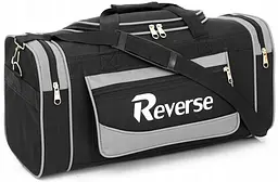 Містка дорожня сумка з кордури 58L Reverse Чорна з сірим - мініатюра 1
