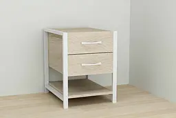 Тумба універсальна Ferrum-decor Вів'єн 2/1 50x41x40 білий ДСП Дуб Сонома 16мм (FRD-104178) - мініатюра 3