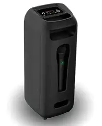 Колонка Bluetooth портативна акумуляторна 4"х2 потужність 40Вт з мікрофоном світломузика Unique BT-2425 - мініатюра 3