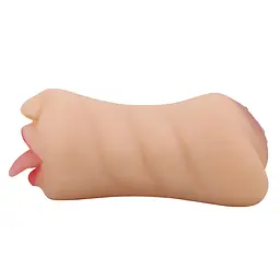 Подвійний мастурбатор Crazy Bull Sarah тілесний - мініатюра 6