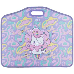 Портфель-папка Kite Rainbow Catcorn на липучках 1 отделение A3 (DC24-208)