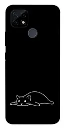 TPU чохол Demsky Lazy cat для Realme C21Y