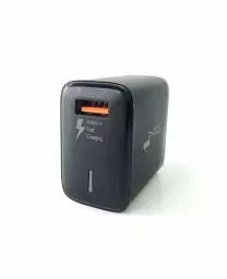 МЗП 4you A43 (18W, Fast Charger QC 3.0, 5V/3A, 9V/12V-1.5A, 1USB) black - мініатюра 2