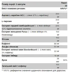 Комплекс Контролю Ваги (Жиросплавлювач) Fire - 60 капсул - мініатюра 2