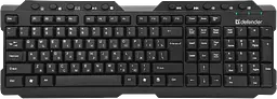 Клавіатура бездротова Defender Element HB-195 UKR Black (45189)