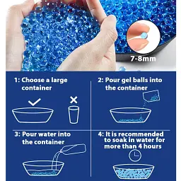Бластер A&K Ejection Gel Ball 5000 шт. гель кульок з бризками - мініатюра 2