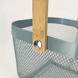 Кошик для зберігання Fabrika Molly Grey, з ручками - мініатюра 3