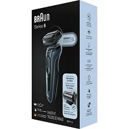 Електробритва Braun Series 6 61-N1000s Black/Black - мініатюра 5