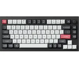 Клавіатура бездротова Keychron Q1 HE Magnetic Switch Black RGB (Q1H-M1-UA)