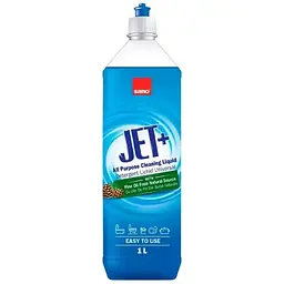 Рідина для чищення ванн Sano Jet+ Універсальний засіб для прибирання Із сосновою олією 1 л (7290102992881)