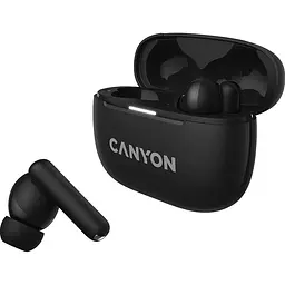 Навушники Canyon TWS headset OnGo TWS-10 ANC+ENC Black (CNS-TWS10B) - мініатюра 4