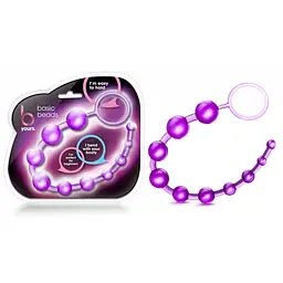 Анальний ланцюжок Blush B Yours Basic Beads Purple - мініатюра 2