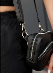 Сумка жіноча Sambag Sofi N чорна 20 х 18 х 5 см (88193001n) - мініатюра 6