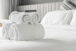 Рушник білий для ванної KR Hotel 5х90см 600 г/м2 KR Hotel pbe0051481 - мініатюра 2