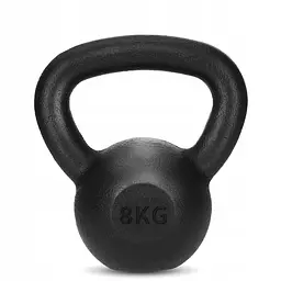 Гиря металева 4FIZJO 8 кг Black (P-5907739319821)