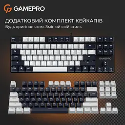 Клавіатура GamePro Genesis Metallic Outemu Red Swithes USB Black (MK110B) [152666] - мініатюра 14