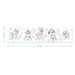 Розмальовка дитяча DoDo Paw Patrol Друзі 70х16 см (200192) - мініатюра 4