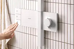 Душова система з термостатом Hansgrohe Raindance Alive Q 210x340 2jet з ShowerSelect Comfort matt white 24590700 - мініатюра 2