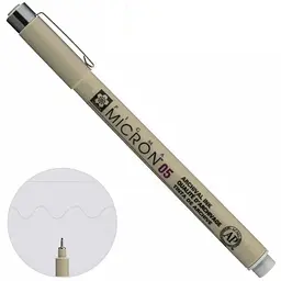 Лінер Pigma Micron (0.5) 0.45 мм Сірий Світлий Sakura