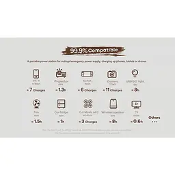 Портативна електростанція Remax Tank Series 150W Power Station RPP-325 36000 mAh 3USB/Type-C/DC/AC black - мініатюра 7