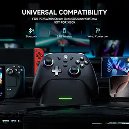 Ігровий контролер ECHTPower PC — бездротовий для ПК із джойстиками Hall-Effect, частотою опитування 1000 Гц, без дрейфа - мініатюра 2