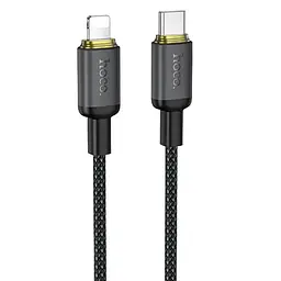 Кабель Hoco X128 Benefit PD30W charging data cable Type-C to Lightning Black
