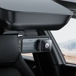 Автомобільний відеореєстратор Hoco DV12 with rear camera Silvery Gray (640176) - мініатюра 9