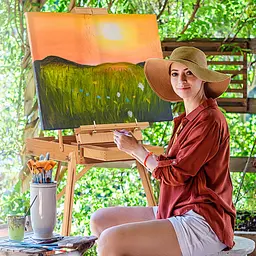 Етюдник Тип французький 72×114×145 (180) см висота полотна до 85см бук SINOART - мініатюра 6