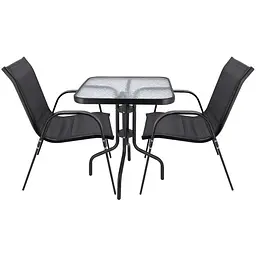 Комплект садових меблів Garden Line Majorka Black
