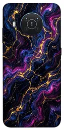 TPU чохол Demsky Purple space marble для Nokia X10 / X20