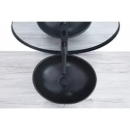 Умивальник Rea Sofia 34,5x40,9 black (REA-U0333) - мініатюра 6