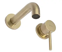 Змішувач для умивальника Rea Lungo прихованого монтажу brushed gold REA-B8652, Золотий - мініатюра 2