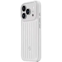 Чохол TPU+Metal Rimowa Style (AAA) для Apple iPhone 17 Pro Max / 18 Pro Max (6.9") Silver - мініатюра 2