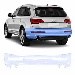 Антигравійна захисна бронеплівка за лекалами для Audi Q7 4L 2005-2015 - задній бампер
