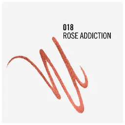 Олівець для губ Rimmel Lasting Finish Exaggerate відтінок 018 (Rose Addiction) 0.35 г (8000019858677) - мініатюра 2