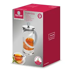 Френч-прес Rondell RDS-839 Crystal Grey, 800 мл (6418237) - мініатюра 3
