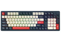 Механічна ігрова клавіатура GamePro MK-305-BL Asgard Drakkar Keychron Super Red Switch Bluetooth 5.2/2.4 ГГц/USB Blue