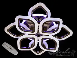 Світлодіодна люстра Diasha AS8073/4+4BHR LED 3color dimmer