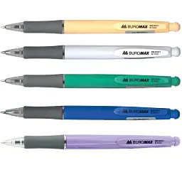Ручка кулькова Buromax retractable JOBMAX, 0.7 мм (BM.8201) - мініатюра 2