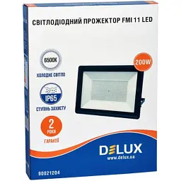 Прожектор Delux FMI 11 LED 200Вт 6500K IP65 (90021204) - мініатюра 2