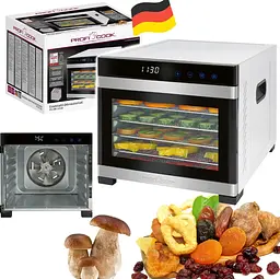 Сушка для грибів овочів снеків фруктів Profi Cook PC-DR 1218