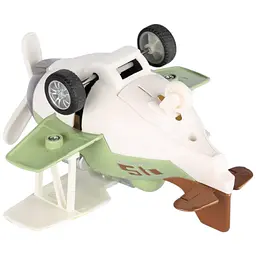 Літак металевий інерційний Same Toy Aircraft зелений SY8016AUt-2 - мініатюра 2