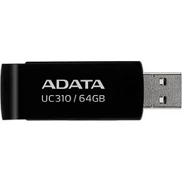 Флеш-накопичувач Adata Flash 64Gb USB 3.2 UC310 Black (UC310-64G-RBK) - мініатюра 4