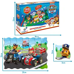 Набір магнітів Магнітна картина Magdum Paw Patrol Щенячий патруль Веселі пригоди (ML4034-01) - мініатюра 2