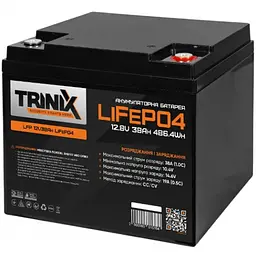 Акумулятор Trinix 12V 38Ah LiFePo4