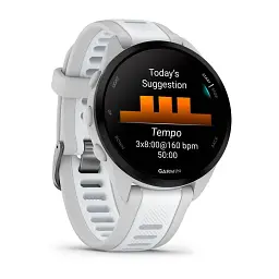 Смарт-годинник Garmin Forerunner 165 Mist Gray/Whitestone (010-02863-AD) - мініатюра 3