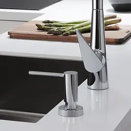Дозатор кухонний Hansgrohe A41 500 ml врізний хром 40438000, Хром - мініатюра 4