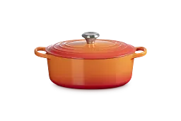 Каструля Le Creuset Signature Cast Iron Oval Casserole 27 см Flame
