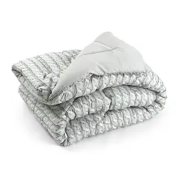 Ковдра зимова силіконова Руно Grey Braid 172х205 см сіра - мініатюра 3