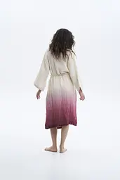 Халат Lotus Home - Nitra muslin cherry S/M - мініатюра 3